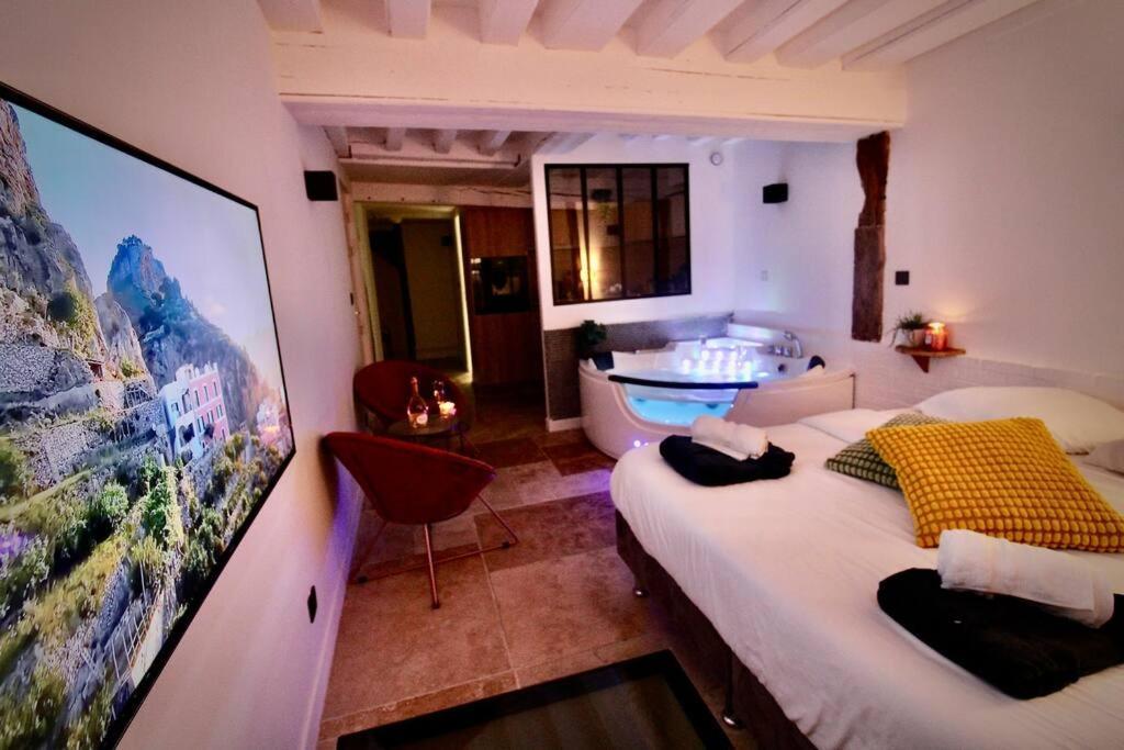 Le Spa Beauvoisine - Jacuzzi Sauna Rouen Centre Free Parking エクステリア 写真