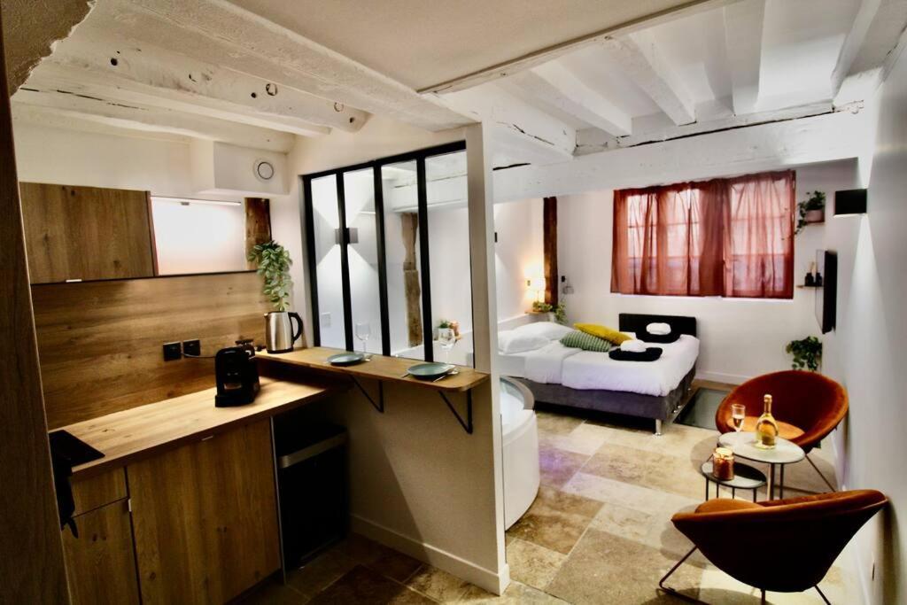 Le Spa Beauvoisine - Jacuzzi Sauna Rouen Centre Free Parking エクステリア 写真
